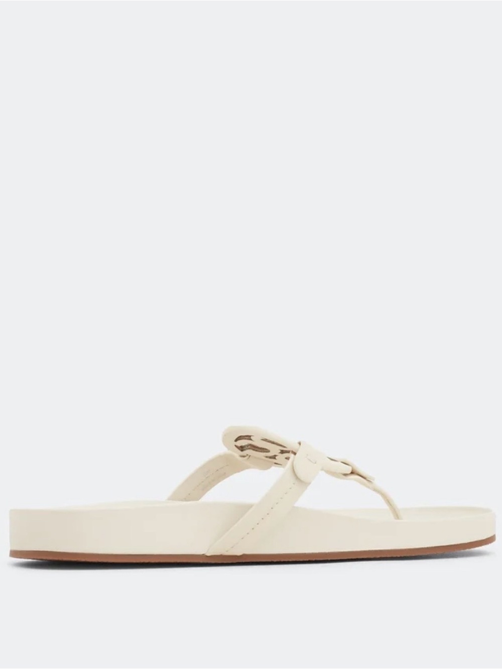 Tory Burch Miller Cloud Sandals – White – Minimal Luxury Summer Slide - Picture 3 of 8